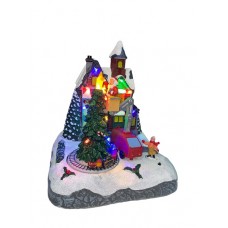 Kalėdinė dekoracija su LED apšvietimu ir garsu