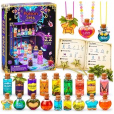 Stebuklingų mikstūrų kūrimo rinkinys „Potion Sets“ (22 buteliukai) 