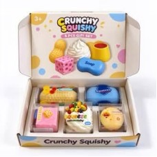 „Crunchy Squishy“ – 5 dalių streso mažinimo žaislų rinkinys 